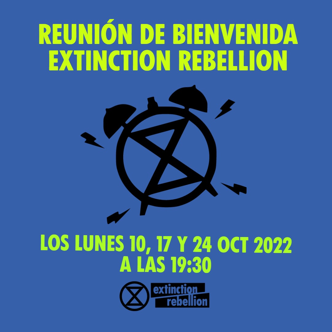 Cartel Sesión de bienvenida todos los lunes de octubre